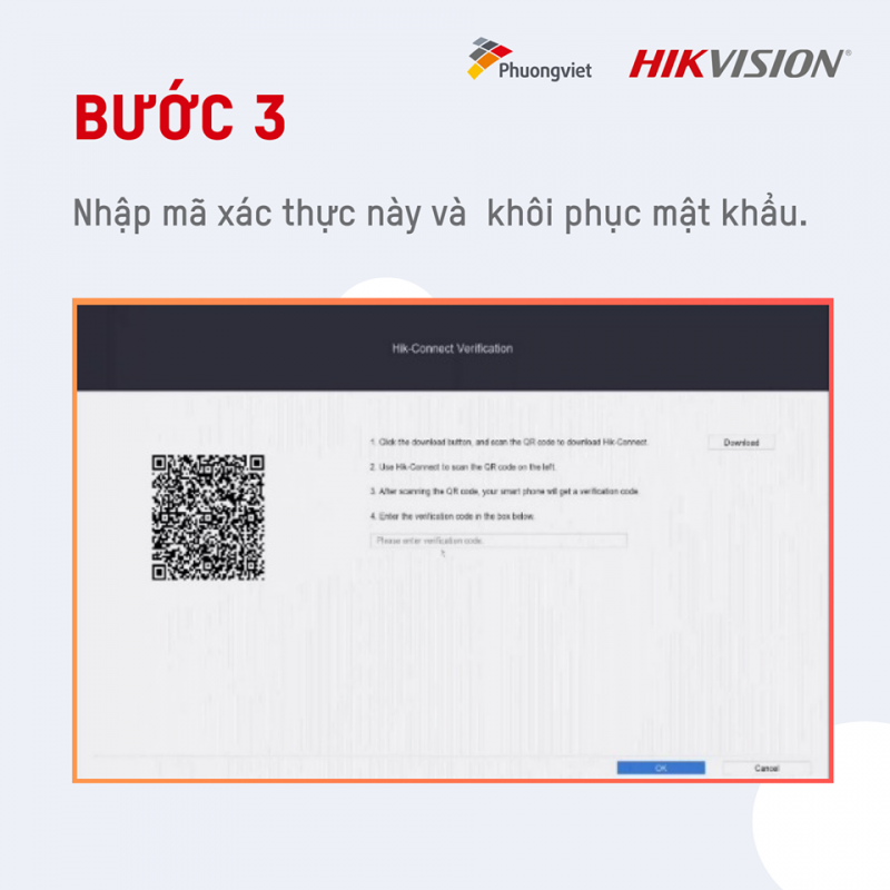 Cách reset mật khẩu đầu ghi Hikvision qua ứng dụng Hik-Connect 